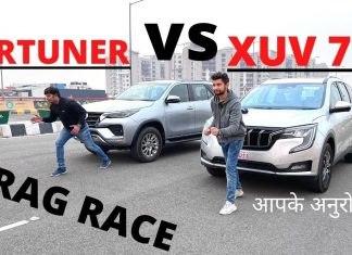 XUV 700 vs Fotuner Drag Race XUV 700 vs Fotuner Drag Race