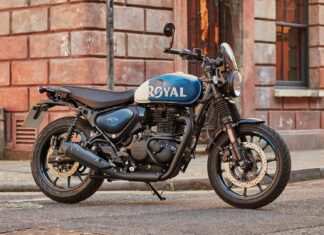 Royal enfield hunter makes new record