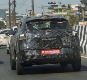 Nissan Magnite facelift rear profile