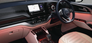 Carens interior features 