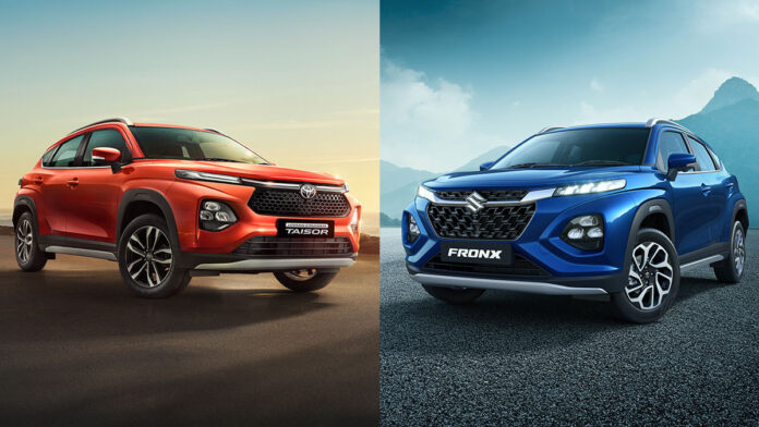 Toyota Urban Cruiser Taisor V/S Maruti Suzuki Fronx