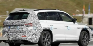 Skoda Kodiaq टेस्टिंग के दौरान हुई स्पॉट