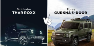 Mahindra Thar Roxx vs Force Gurkha 5-Door