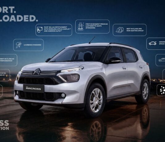 Citroën India launches limited-run Aircross Comfort Edition, brings premium features to base trims