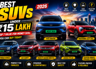 Best SUVs Under ₹15 Lakh in India (2026): Top 7 Value-for-Money SUVs You Can Buy Today