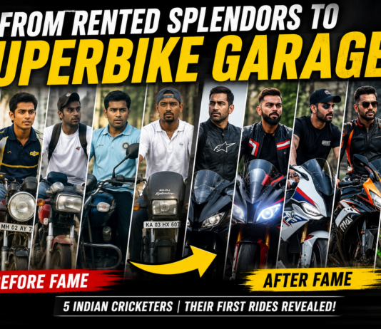 From Rented Splendors to Superbike Garages: What 5 Indian Cricketers Rode Before Fame