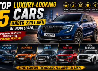Top 5 Luxury-Looking Cars Under ₹20 Lakh in India (2026): Premium Features Without the Premium Price Tag
