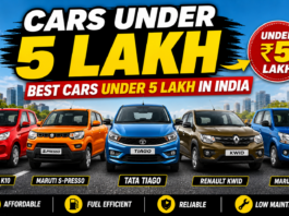 Best Cars Under ₹5 Lakh in India: Top Budget Picks with Strong Value, Mileage and Practical Features