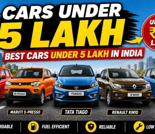 Best Cars Under ₹5 Lakh in India: Top Budget Picks with Strong Value, Mileage and Practical Features