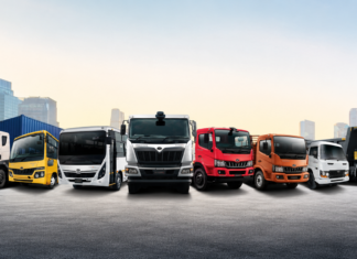 mahindra turck and busses sales data power on wheel