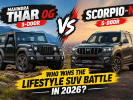 Mahindra Thar OG vs Scorpio-N: Who Wins the 3-Door vs 5-Door Lifestyle SUV Battle in 2026?
