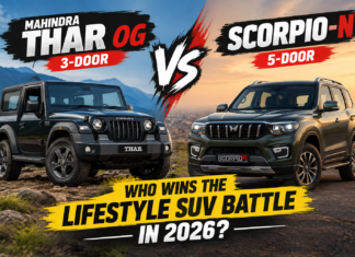 Mahindra Thar OG vs Scorpio-N: Who Wins the 3-Door vs 5-Door Lifestyle SUV Battle in 2026?