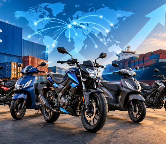 Bajaj’s two wheeler exports jump 50% in FY27: A record-breaking global run