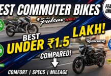 Best Commuter Bikes under ₹1.5 Lakh: Mileage, Comfort and Features Compared