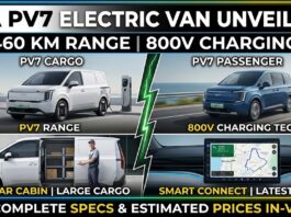Kia PV7 Electric Van Unveiled With 460 Km Range, 800V Charging