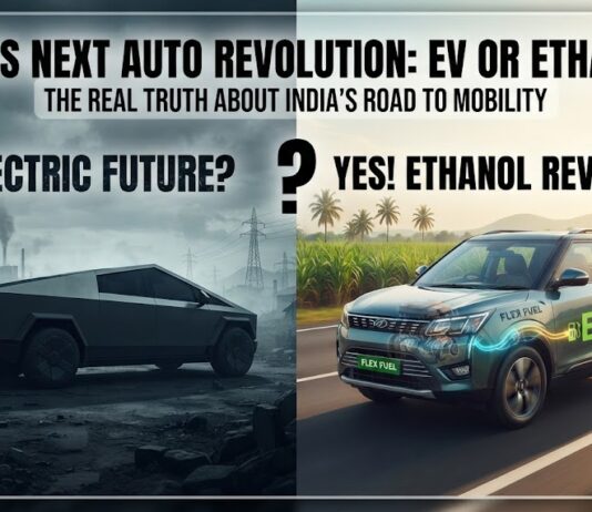 Why India’s Next Auto Revolution Will Not Include Electric Vehicles but will be Ethanol?