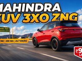 MAHINDRA XUV 3XO ZNG LAUNCHED AT RS. 9.99 LAKH – India’s First Turbo-CNG SUV With 200 Nm Torque